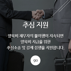 추심 지원 - 양육비 채무자의 불이행이 지속되면 양육비 지급을 위한 추심소송 및 강제 집행을 지원합니다.