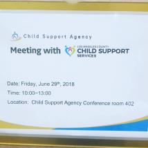 LA Child Support Services Department와의 간담회